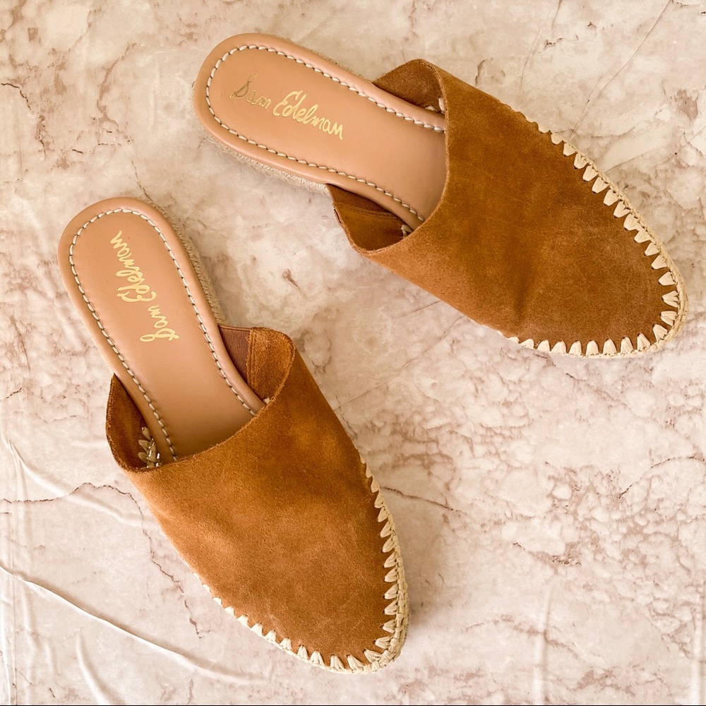 Sam Edelman Austin espadrille mules suede - Picture 4 of 7